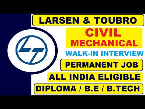 Larsen & Toubro Recruitment 2022 | Mega Recruitment Drive | Diploma | Degree | Latest Job Updates