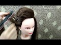 Easy and beautiful Advance Hairstyle help with comb step by step in Hindi.