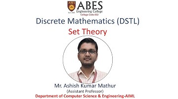 Set Theory | Discrete Mathematics | ABES Engineering College, Ghaziabad