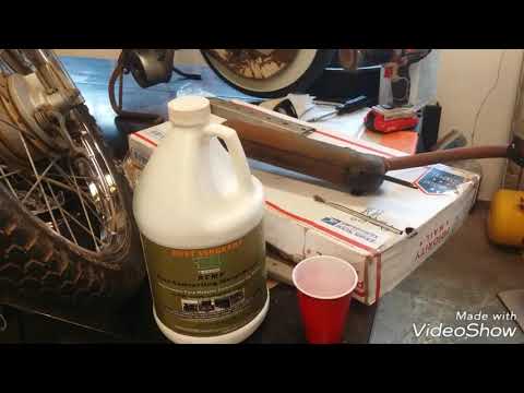 Convert Rust from Motorcycle Exhaust and repaint with Rust Sergeant Rust Converting Primer!