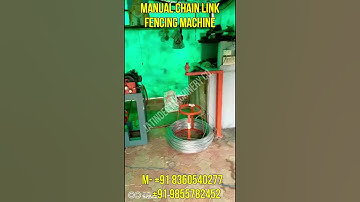 Manual Chain Link Fencing Machine #CALL08360540277