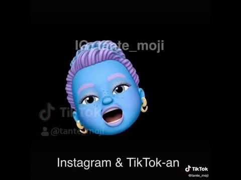 Tante emoji tik tok lathi di rumah