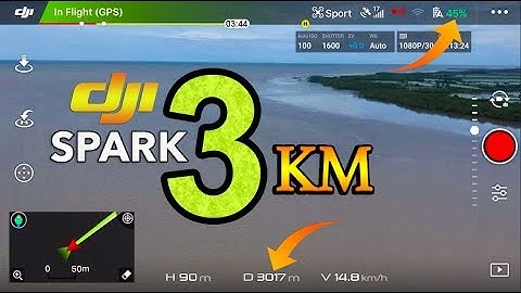 DJI SPARK | RANGE RECORD @ 3KM