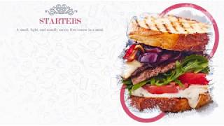 Restaurant Food Menu Slides Template