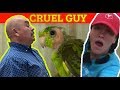 THIS GUY THROWS A BROOM AT HIS FLY AWAY BIRD AT THE BIRD EXPO! Part1