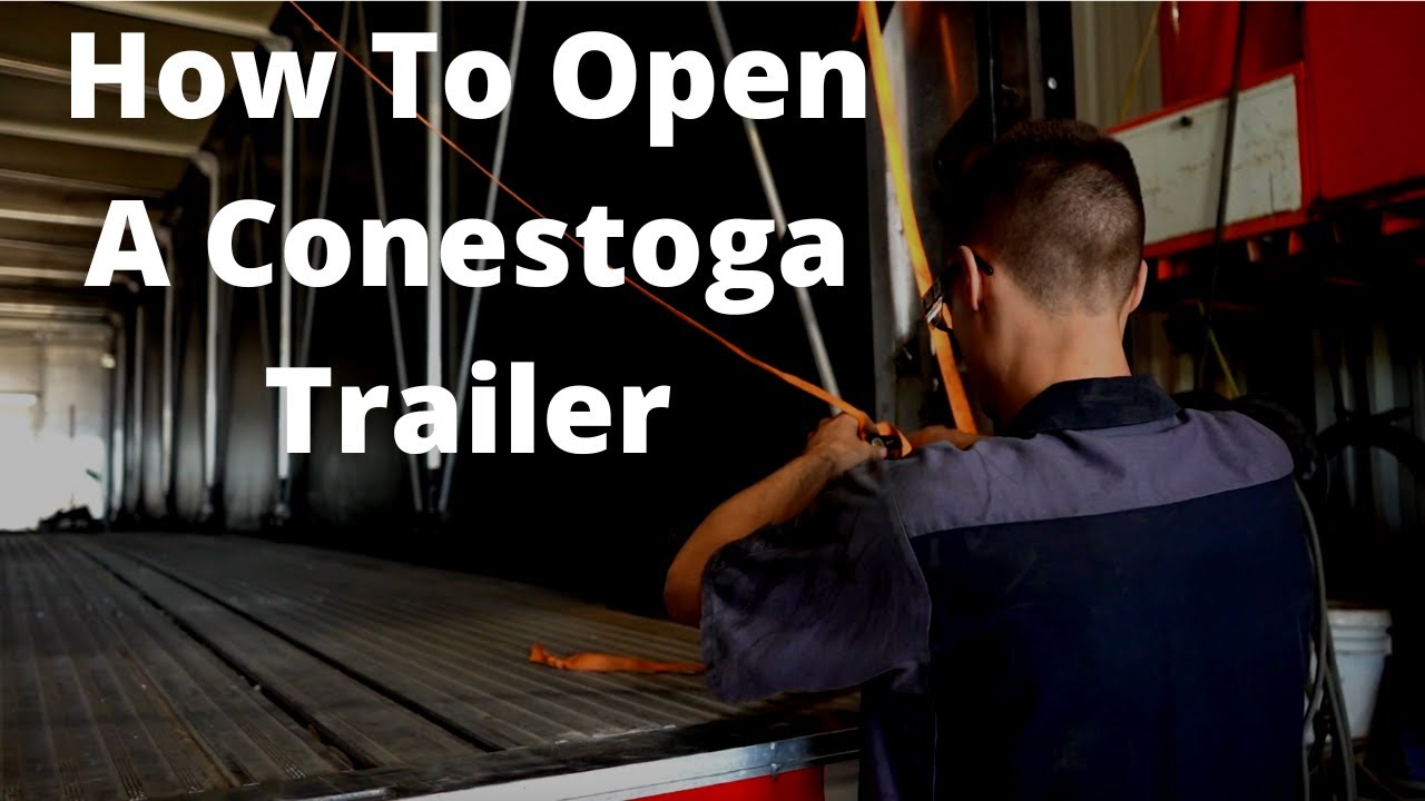 How To Open A Conestoga Trailer In The Shop YouTube