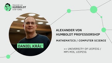 Expert in graph theory: Humboldt Professor Daniel Kráľ