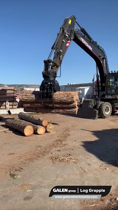 Log (Timber) Grapple | Galen Group #excavator #attachment