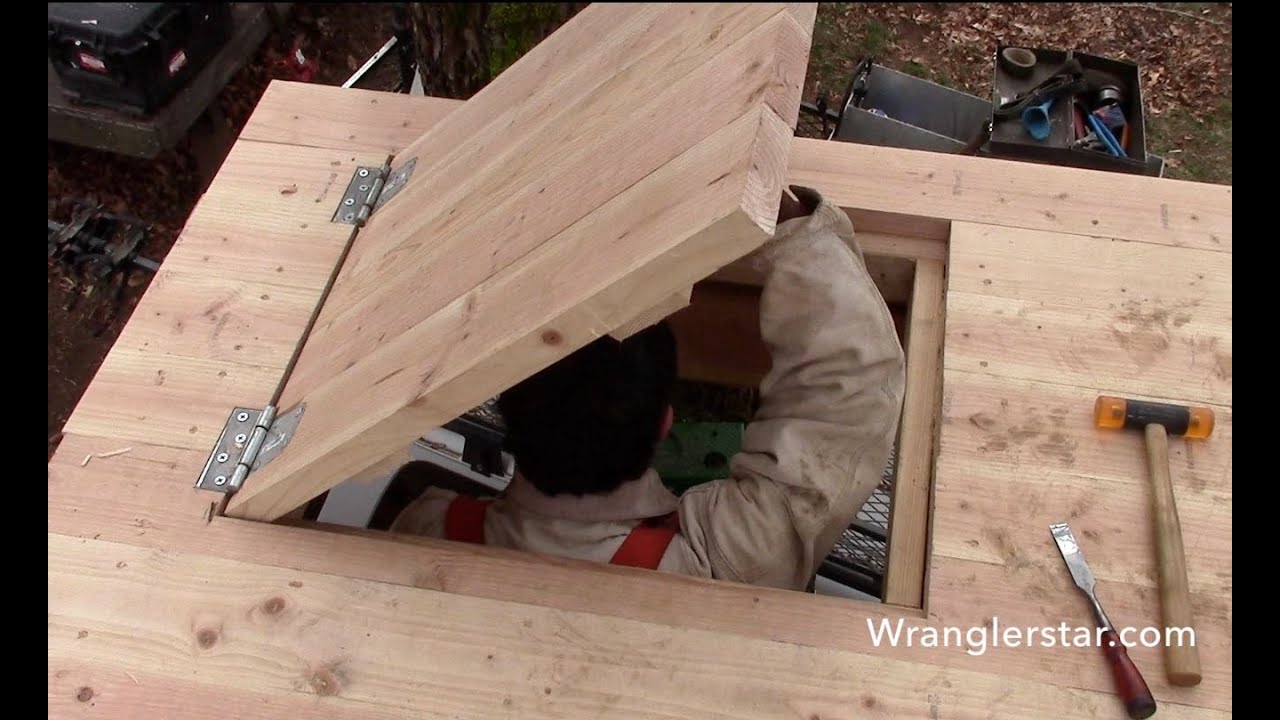 Treehouse Secret Trap Door | 14 Wranglerstar - YouTube