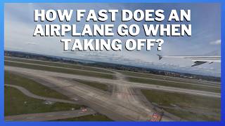 How Fast Does an Airplane Go When Taking Off? | Airbus A321 Takeoff Speed at Seattle-Tacoma Airport