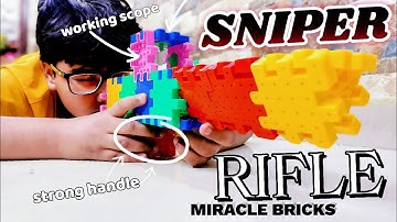 HOW TO MAKE A SNIPER RIFLE WITH 101 MIRACLE BRICKS (TUTORIAL)