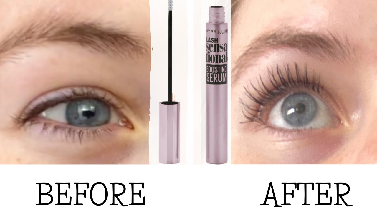 REVIEW: Maybelline | Testing the Lash Sensational Boosting Serum | - YouTube