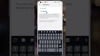 How to Change Your Username on Telegram Messenger #shorts