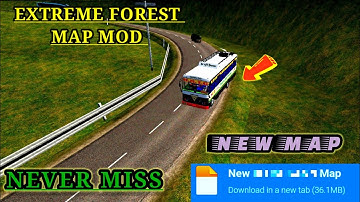 Map Mod Bussid 3.7 -Ets2 Forest Extreme Map Mod For Bus Simulator Indonesia।।Bussid Mod Map।।Bussid,