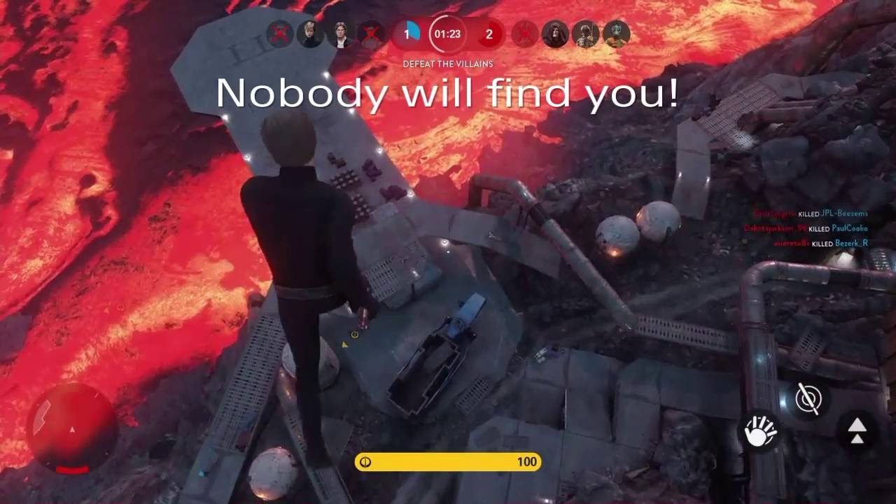 STAR WARS Battlefront hidden spots # 12 Sullust spots. Palace garage ontop of map sorosuub pipelines