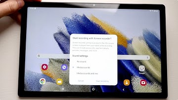 How To Screen Record On Samsung Galaxy Tab A8
