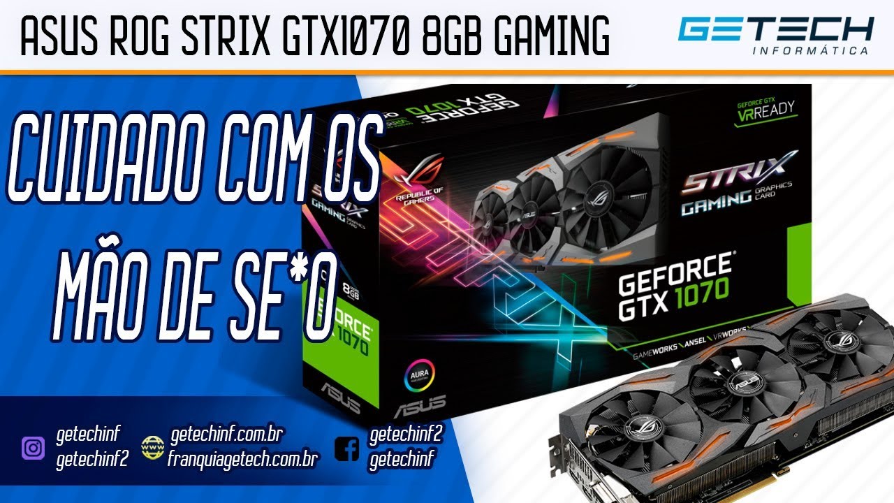 Asus ROG Strix GTX1070 8GB Gaming Repair - They ripped off the