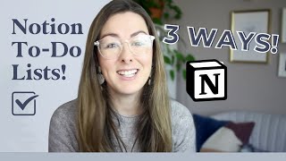 3 Ways to Create Notion To-Do Lists | Managing Tasks in Notion with Linked Databases & Filters