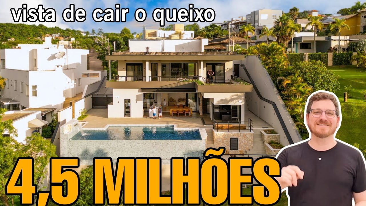 Mansão NOVA e MODERNA com fundos para a RESERVA 📍 Parque dos Resedás, Itupeva/SP