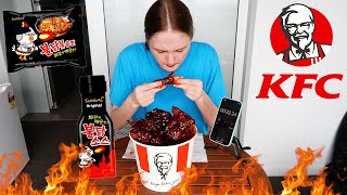 KFC 10x Spicy Korean Nuclear Fire Sauce Challenge