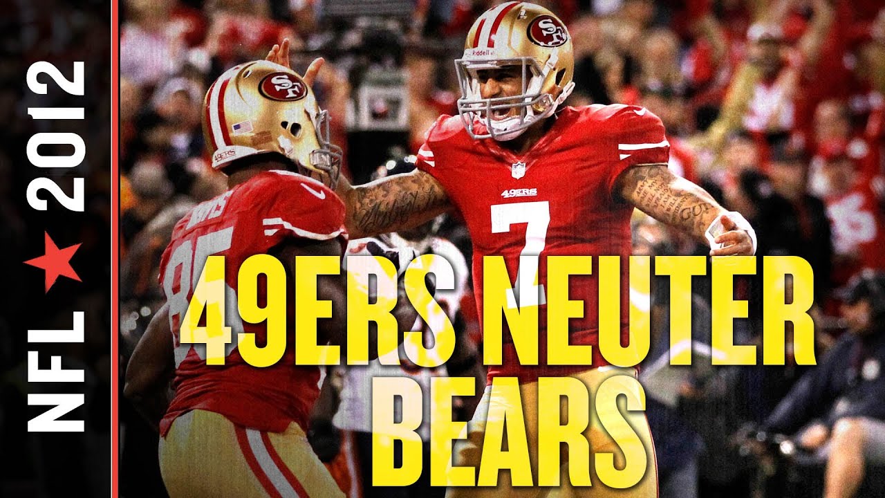 49ers Vs Bears 2012 San Francisco Thrashes Chicago 32 7 Moves Into 49ers-vs-bears-2012-san-francisco-thrashes-chicago-32-7-moves-into
