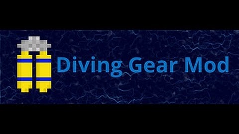 Minecraft Mod Review | DIVING GEAR MOD Showcase 1.8.6