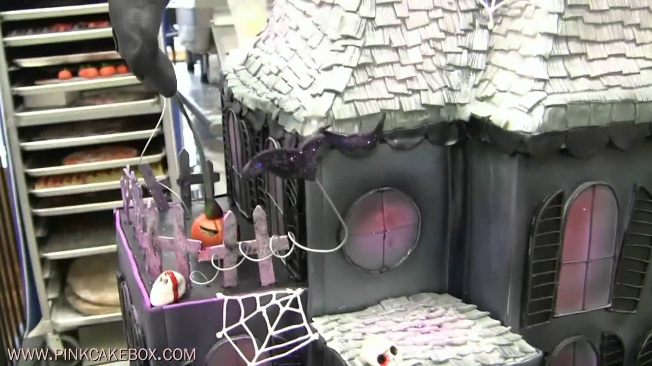 halloween haunted house cake youtube