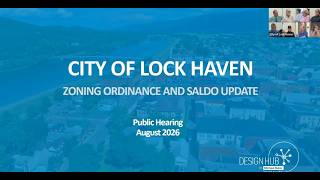 Lock Haven Zoning Ordinance & SALDO Update - Public Hearing Presentation - August 10, 2026