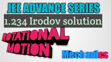 1.234 Irodov solution mechanics