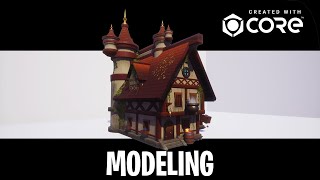 Speedbuild -  How to kitbash a magic MedievalTavern in Core games engine
