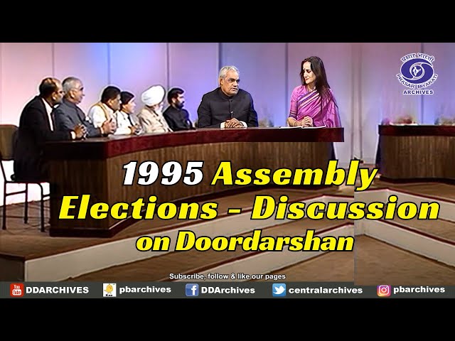 1995 Assembly elections - Discussion on Doordarshan class=