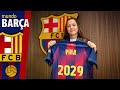 🔵✍️ El BARÇA renueva a CLAUDIA PINA hasta 2029