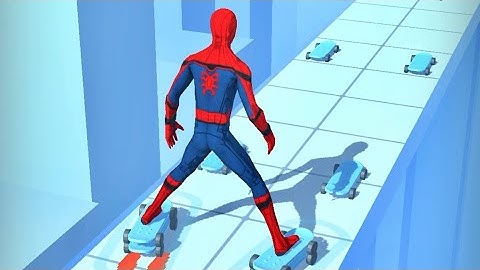 Max Levels in - Spider-Man Skate Stack 😁🤗😁Walkthrough Mobile Gameplay - Android, iOS 😱😁