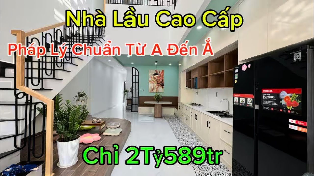 (Ms100) Nhà Lầu Mới/ Bao Hoàng Công Bao Số Nhà/ Bao Sổ/Tặng Nhiều Nội Thất Cao Cấp/Chỉ 2Tỷ589Tr TL