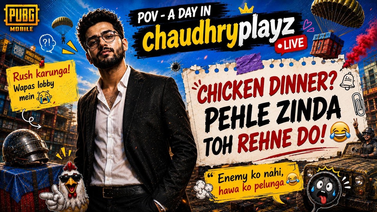 🔴 PUBG MOBILE LIVE 🔥 Rank Push + Crazy Clutches | Chaudhry Playz