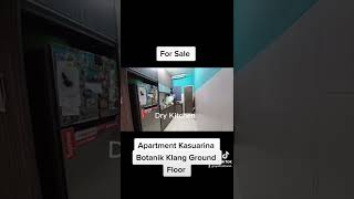For Sale Apartment Kasuarina Botanik Klang Ground Floor