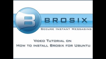 Install Brosix for Ubuntu - Video Tutorials