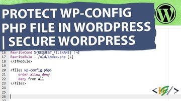How to Protect wp-config.php file using Htaccess in WordPress | Enhance WordPress Security