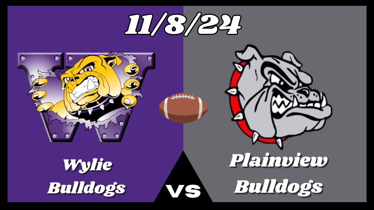 Wylie Bulldogs Vs Plainview Bulldogs Texas High School Football Clash wylie-bulldogs-vs-plainview-bulldogs-texas-high-school-football-clash