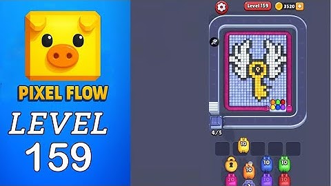 Pixel Flow Level 159 Walkthrough