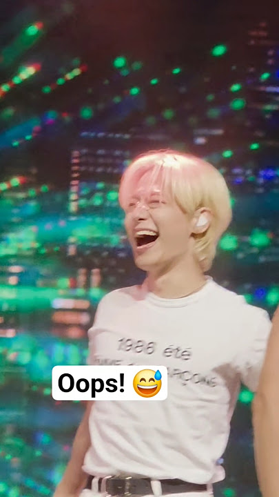 Hwanwoong's reaction was awesome. 😂  @ONEUS #oneus #hwanwoong #oneusworldtour