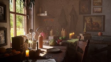 Fog and volumetric light in Twinmotion with Path Tracer on