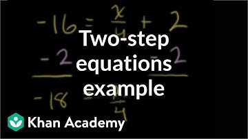 Example: two-step equation with numerator x | Linear equations | Algebra I | Khan Academy