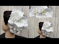 初心者でも簡単！髪飾りの作り方❢　胡蝶蘭　ヘッドパーツ　アーティフィシャルフラワー　大阪　心斎橋筋商店街　フラワーアートショップ