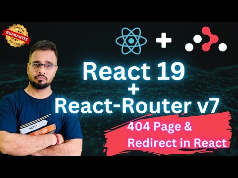 React Router Tutorial in Hindi #4 - 404 Page & Redirect Setup