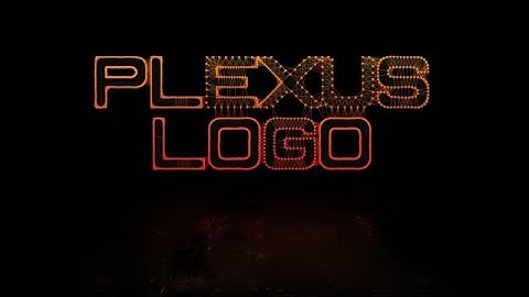 Plexus Neon Logo Reveal After Effects Templates