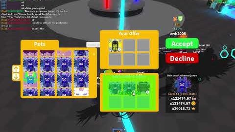 Trading For Rb Universe Queen Ep.1 (Roblox Saber Simulator)