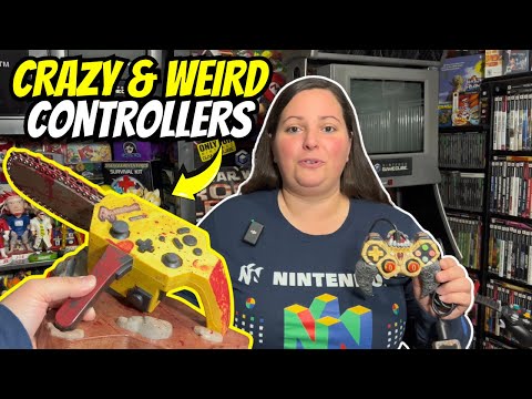 Crazy and Weird Video Game Controllers… THE GAME MASTERS PODCAST Extras