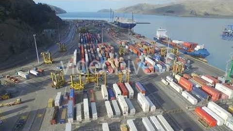Container Terminal - Stock Footage | VideoHive 14863741