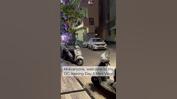 Orientation Course Day 1 | OC training | Mini Vlog | #minivlog #icai #ca #trendingshorts